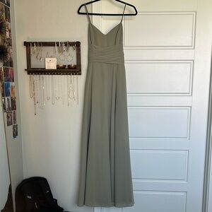 Eucalyptus Green Bridesmaid Dress David’s Bridal